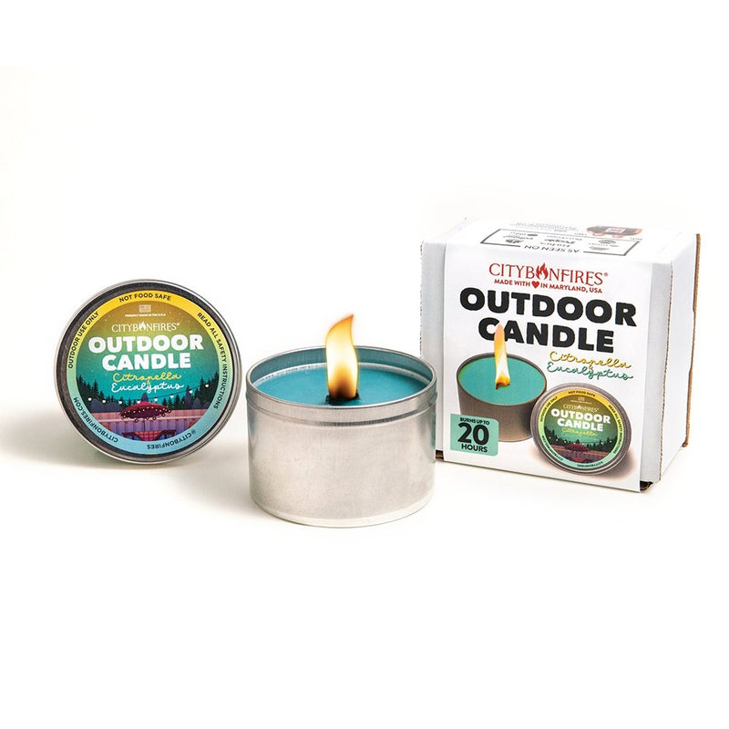 The Outdoor Candle - Citronella and Eucalyptus - Phoenix Fire Art Store