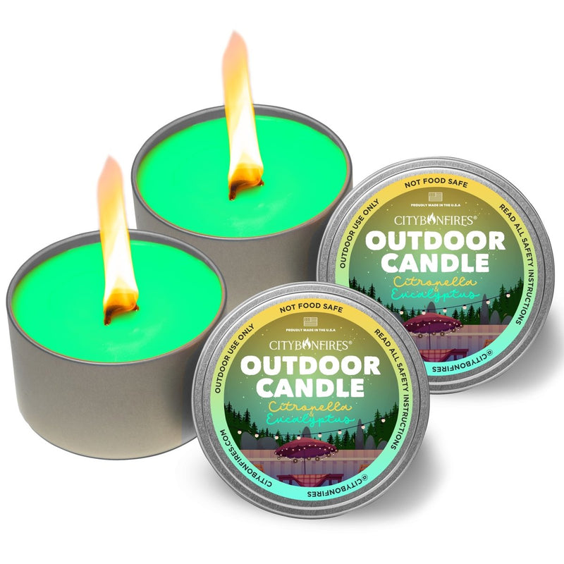 The Outdoor Candle - Citronella and Eucalyptus - Phoenix Fire Art Store