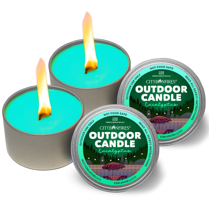 The Outdoor Candle - Eucalyptus - Phoenix Fire Art Store