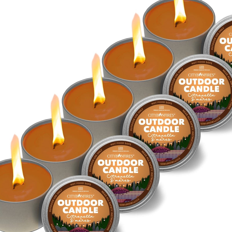 The Outdoor Citronella Candle - S'mores Scent - Phoenix Fire Art Store