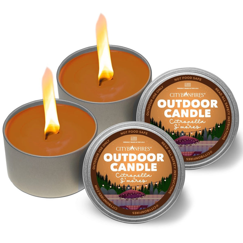 The Outdoor Citronella Candle - S'mores Scent - Phoenix Fire Art Store