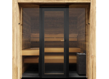 ThermaSol Fortis Fully-Assembled 4-Person Outdoor Sauna Cabin [Made-To-Order] [14-FORTIS] (SAK35896) SAKSBY WHOLESALE
