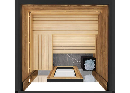 ThermaSol Fortis Fully-Assembled 4-Person Outdoor Sauna Cabin [Made-To-Order] [14-FORTIS] (SAK35896) SAKSBY WHOLESALE