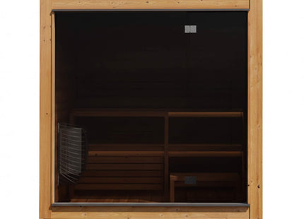 ThermaSol Nordic Dawn 4-Person Fully-Assembled Outdoor Sauna Cabin [Made-To-Order] [14-KIR-4555] (SAK82057) SAKSBY WHOLESALE