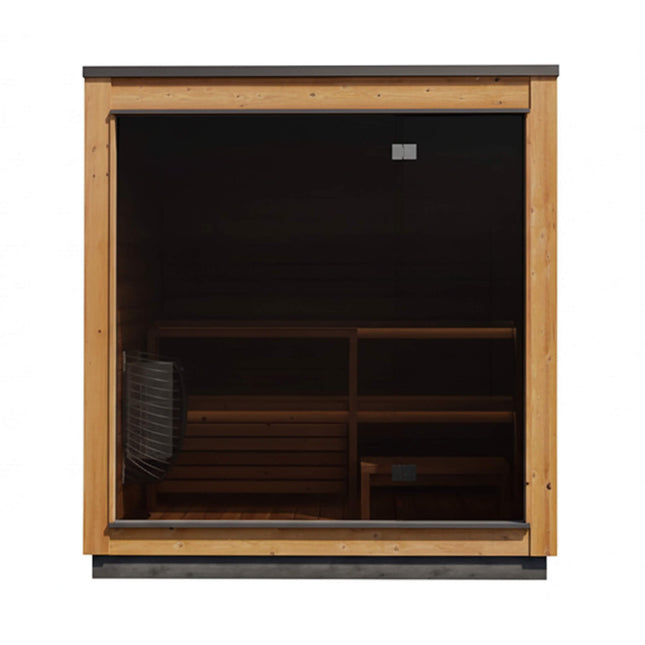 ThermaSol Nordic Dawn 4-Person Fully-Assembled Outdoor Sauna Cabin [Made-To-Order] [14-KIR-4555] (SAK82057) SAKSBY WHOLESALE
