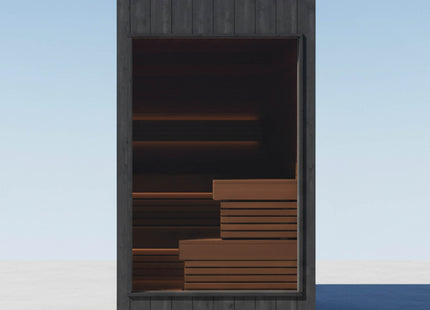 ThermaSol Nordic Misty 2-5 Person Fully-Assembled Outdoor Modular Sauna Cabin [Made-To-Order] [14-KIR] (SAK17365) SAKSBY WHOLESALE