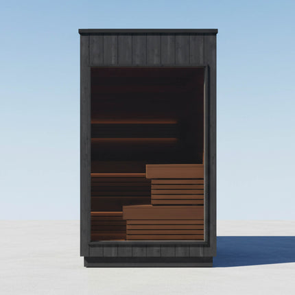 ThermaSol Nordic Misty 2-5 Person Fully-Assembled Outdoor Modular Sauna Cabin [Made-To-Order] [14-KIR] (SAK17365) SAKSBY WHOLESALE