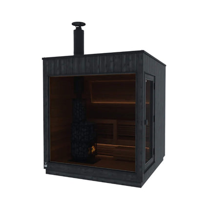ThermaSol Nordic Misty 2-5 Person Fully-Assembled Outdoor Modular Sauna Cabin [Made-To-Order] [14-KIR] (SAK17365) SAKSBY WHOLESALE