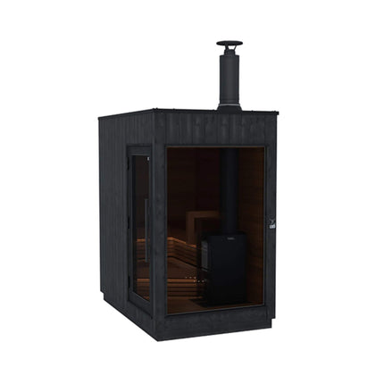 ThermaSol Nordic Misty 2-5 Person Fully-Assembled Outdoor Modular Sauna Cabin [Made-To-Order] [14-KIR] (SAK17365) SAKSBY WHOLESALE