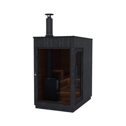 ThermaSol Nordic Misty 2-5 Person Fully-Assembled Outdoor Modular Sauna Cabin [Made-To-Order] [14-KIR] (SAK17365) SAKSBY WHOLESALE