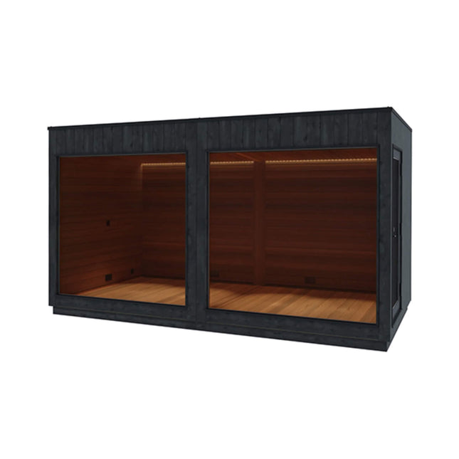 ThermaSol Nordic Misty XL 1-Entrance Outdoor Sauna Lounge [Made-To-Order] [14-KIR-3879/80] (SAK19046) SAKSBY WHOLESALE