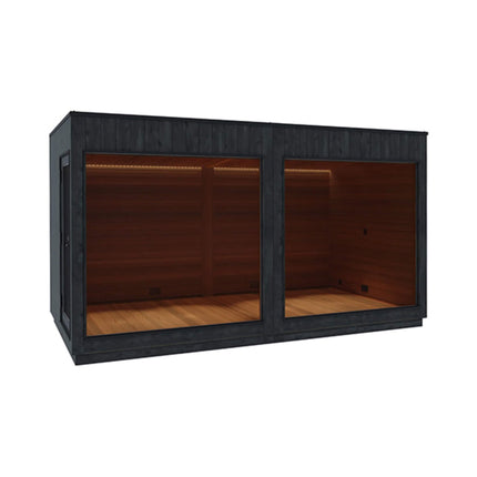 ThermaSol Nordic Misty XL 1-Entrance Outdoor Sauna Lounge [Made-To-Order] [14-KIR-3879/80] (SAK19046) SAKSBY WHOLESALE