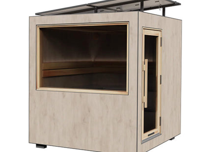 ThermaSol Solaris Fully-Assembled Outdoor Sauna Cabin [Made-To-Order] [14-KIR-4560/61] (SAK27532) SAKSBY WHOLESALE