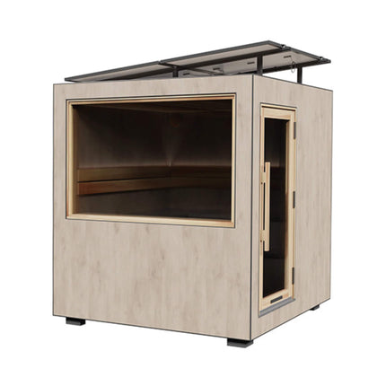 ThermaSol Solaris Fully-Assembled Outdoor Sauna Cabin [Made-To-Order] [14-KIR-4560/61] (SAK27532) SAKSBY WHOLESALE
