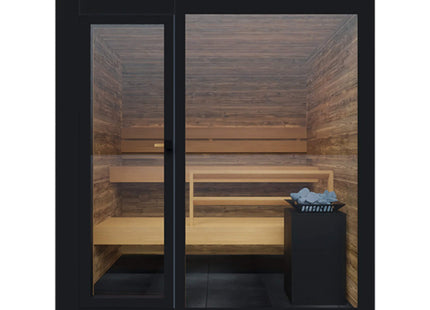 ThermaSol Spectra 4-Person Fully-Assembled Outdoor Sauna Cabin [Made-To-Order] [14-SPECTRA] (SAK46921) SAKSBY WHOLESALE