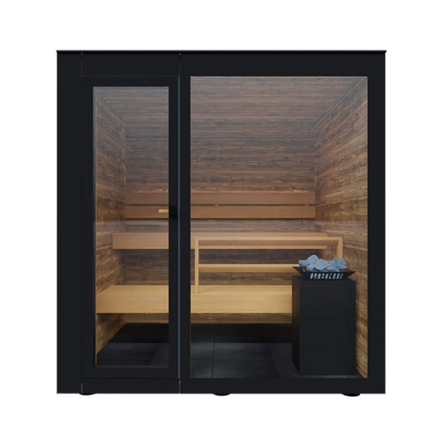 ThermaSol Spectra 4-Person Fully-Assembled Outdoor Sauna Cabin [Made-To-Order] [14-SPECTRA] (SAK46921) SAKSBY WHOLESALE