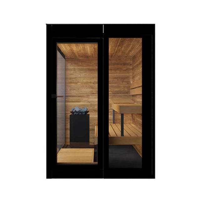ThermaSol Vera 3-Person Fully-Assembled Outdoor Sauna Cabin [Made-To-Order] [14-VERADL/R] (SAK30752) SAKSBY WHOLESALE