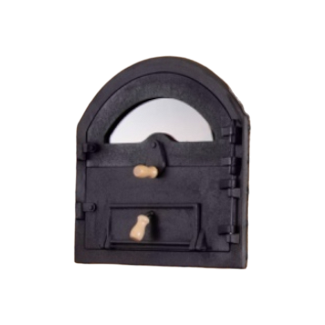 Traditional Wood Fired Brick Pizza Oven - Modern Royal w/Portable Steel Base ProForno