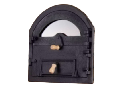 Traditional Wood Fired Brick Pizza Oven - Modern Royal w/Portable Steel Base ProForno