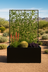 Steel Edge Planter with Trellis - Grow Your Garden Empire!