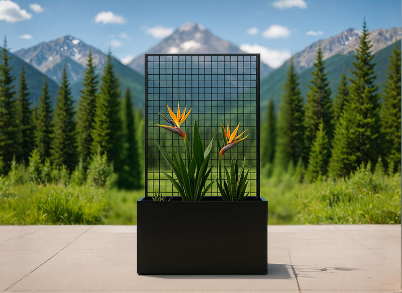 Steel Edge Planter with Trellis - Grow Your Garden Empire!