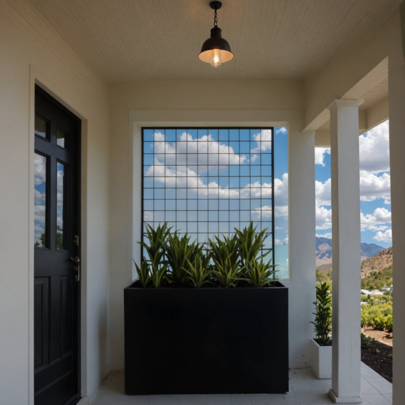 Steel Edge Planter with Trellis - Grow Your Garden Empire!