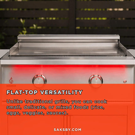 TrueFlame 30" Freestanding Gas Griddle Grill With Cart [TFG30] (SAK89234) SAKSBY WHOLESALE
