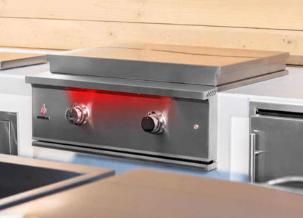 TrueFlame 30" Premium Built-In Stainless Gas Griddle Grill [TFG30] (SAK85362) SAKSBY WHOLESALE