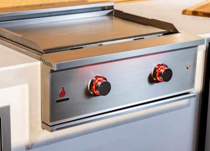 TrueFlame 30" Premium Built-In Stainless Gas Griddle Grill [TFG30] (SAK85362) SAKSBY WHOLESALE