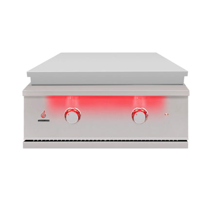 TrueFlame 30" Premium Built-In Stainless Gas Griddle Grill [TFG30] (SAK85362) SAKSBY WHOLESALE