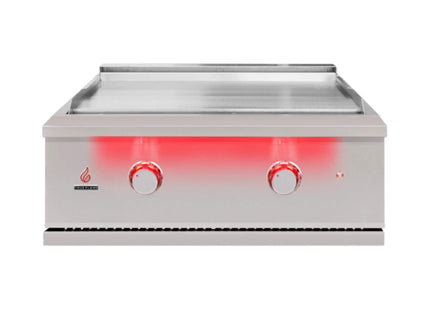 TrueFlame 30" Premium Built-In Stainless Gas Griddle Grill [TFG30] (SAK85362) SAKSBY WHOLESALE