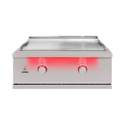 TrueFlame 30" Premium Built-In Stainless Gas Griddle Grill [TFG30] (SAK85362) SAKSBY WHOLESALE