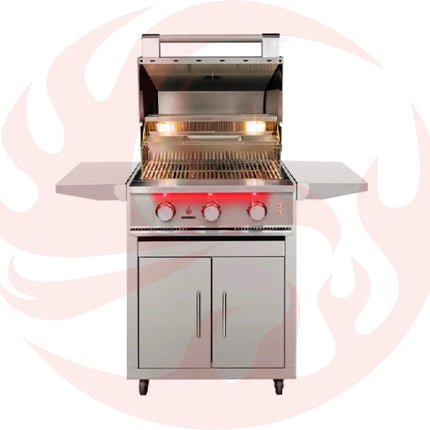 TrueFlame Built-In Stainless Steel Freestanding Gas Grills With Deluxe Cart [TF25/32/40] (SAK76845) - Phoenix Fire Art Store