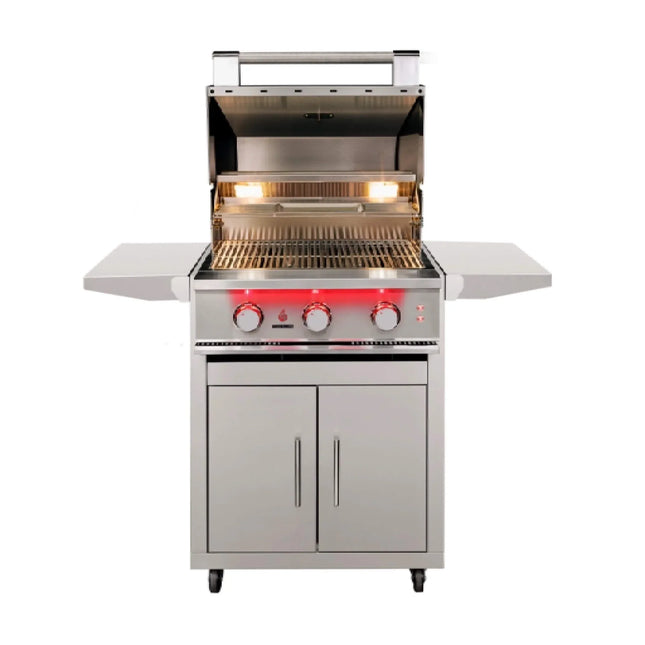 TrueFlame Built-In Stainless Steel Freestanding Gas Grills With Deluxe Cart [TF25/32/40] (SAK76845) - Phoenix Fire Art Store