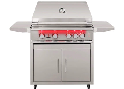 TrueFlame Built-In Stainless Steel Freestanding Gas Grills With Deluxe Cart [TF25/32/40] (SAK76845) SAKSBY WHOLESALE
