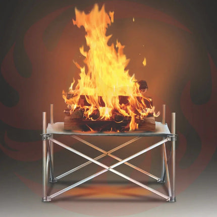 Portable Pop-Up Fire Pit 24 Ultra Lite – Lightweight & Collapsible - Phoenix Fire Art Store