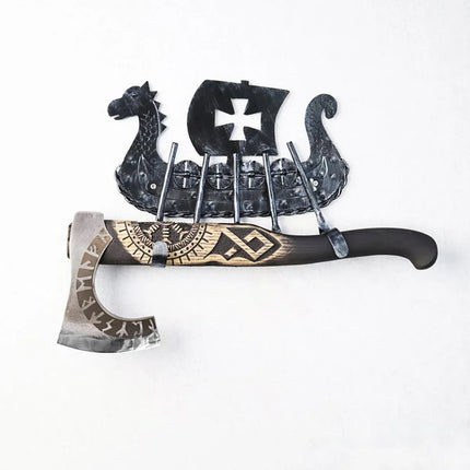 Upgrade Your Display – Drakkar Axe Holder - Phoenix Fire Art Store