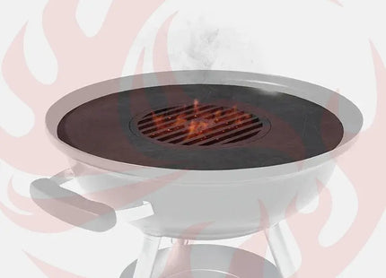 Arteflame 18″ Two-Piece Flat-Top Kit — Fits Weber® Kettle Charcoal Grills (Griddle Ring + Center Grill Grate) - Phoenix Fire Art Store