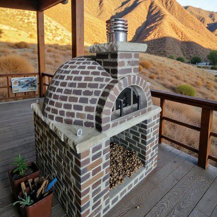 Traditional Wood Fired Brick Pizza Oven - Blacksmith ProForno