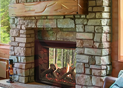 White Mountain Hearth Rushmore 40" TruFlame Clean Face Natural Gas Direct Vent Fireplace [DVCT40CSP95N] (SAK34829) - Phoenix Fire Art Store