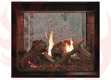 White Mountain Hearth Rushmore 40" TruFlame Clean Face Natural Gas Direct Vent Fireplace [DVCT40CSP95N] (SAK34829) - Phoenix Fire Art Store
