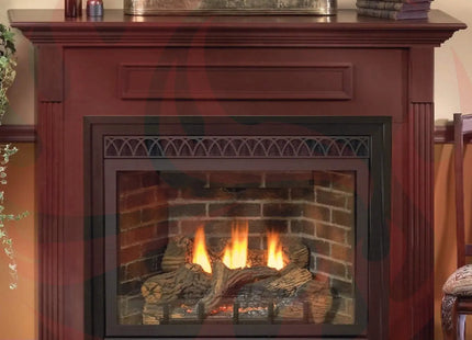 White Mountain Hearth Tahoe Propane Gas Direct Vent Deluxe Fireplace With Switch And Blower [DVD36FP] (SAK98471) - Phoenix Fire Art Store