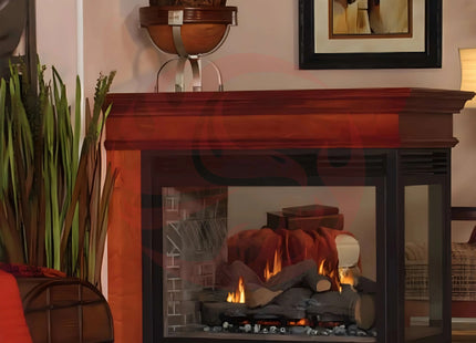 White Mountain Hearth Tahoe Propane Gas Direct Vent Premium See Through Fireplace, 36" [DVP36SP32EP] (SAK86420) - Phoenix Fire Art Store