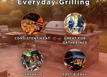 Wildfire Outdoor Living Ranch Pro 304 Stainless Steel Natural Gas Grill, 30" (WF-PRO30G-RH-NG) (SAK25374) SAKSBY WHOLESALE