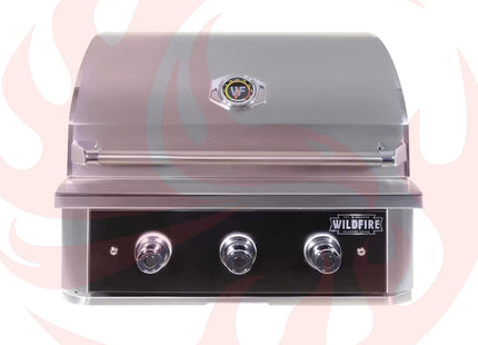 Wildfire Outdoor Living Ranch Pro 304 Stainless Steel Natural Gas Grill, 30" (WF-PRO30G-RH-NG) (SAK25374) - Phoenix Fire Art Store