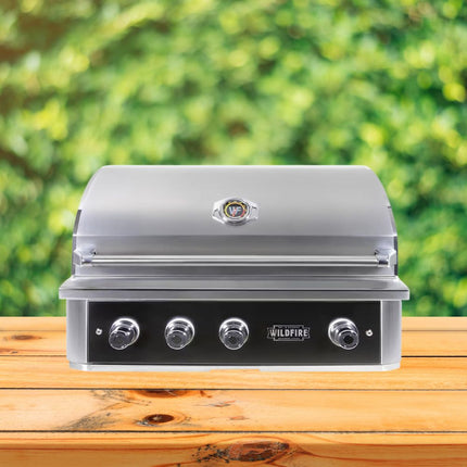 Wildfire Outdoor Living Ranch Pro 304 Stainless Steel Natural Gas Grill, 36" (WF-PRO36G-RH-NG) (SAK61370)
