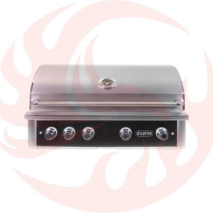 Wildfire Outdoor Living Ranch Pro 304 Stainless Steel Propane Gas Grill, 42" (WF-PRO42G-RH-LP) (SAK50263) - Phoenix Fire Art Store
