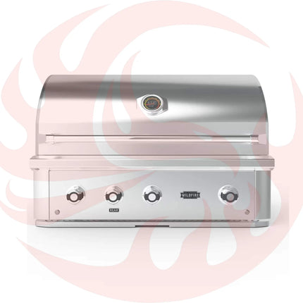 Wildfire Outdoor Living Ranch Pro 304 Stainless Steel Propane Gas Grill, 36" (WF-PRO36G-RH-LP) (SAK28346) - Phoenix Fire Art Store