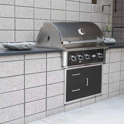 Wildfire Outdoor Living Ranch Pro 304 Stainless Steel Propane Gas Grill, 36" (WF-PRO36G-RH-LP) (SAK28346) - Phoenix Fire Art Store