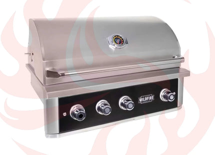 Wildfire Outdoor Living Ranch Pro 304 Stainless Steel Propane Gas Grill, 36" (WF-PRO36G-RH-LP) (SAK28346) - Phoenix Fire Art Store